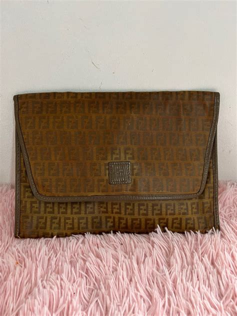 fendi clutch wallet|vintage fendi envelope clutch.